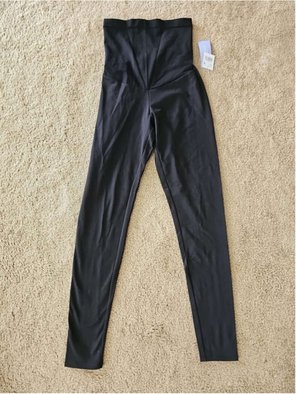 Motherhood Maternity Essential Black Stretch Secret Fit Belly Legging Size Small